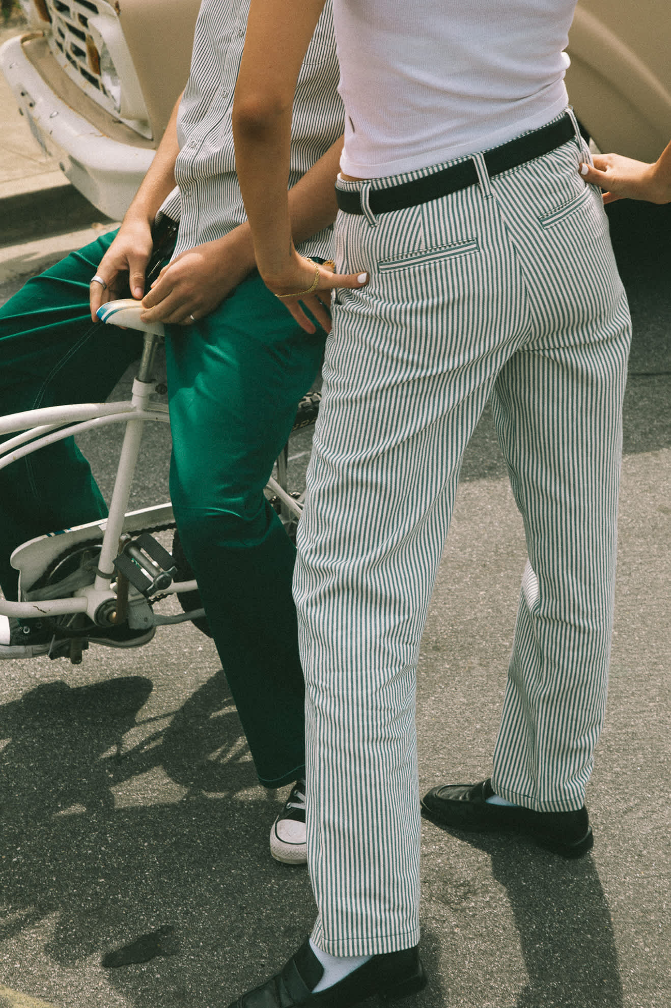 Bedford Pant - Azure Blue Pinstripe - Image 4